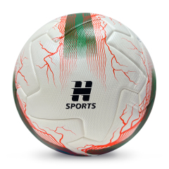2025 High Quality Customized PU Foam Leather Football Ball Size 5 Popular Design for Sports Matches Training,Blue Arc Sports