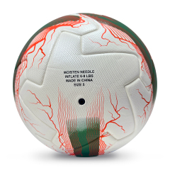 2025 High Quality Customized PU Foam Leather Football Ball Size 5 Popular Design for Sports Matches Training,Blue Arc Sports
