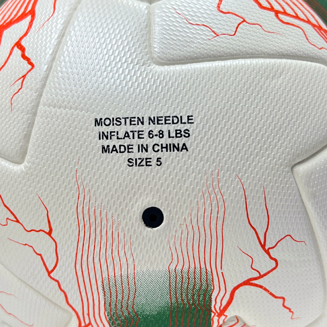 2025 High Quality Customized PU Foam Leather Football Ball Size 5 Popular Design for Sports Matches Training,Blue Arc Sports