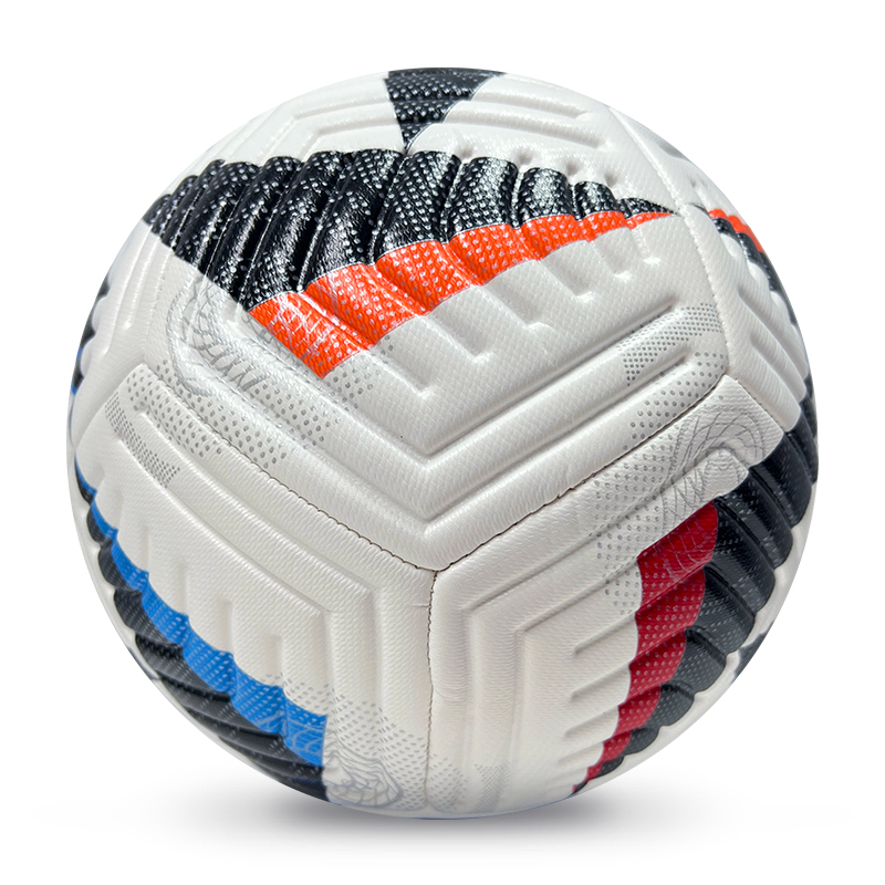 High Quality Size 5 Soccer Ball Machine-Sewn PVC with Print Logo for Sports Training Leisure Competitive Matches,Arc Bleu Sports