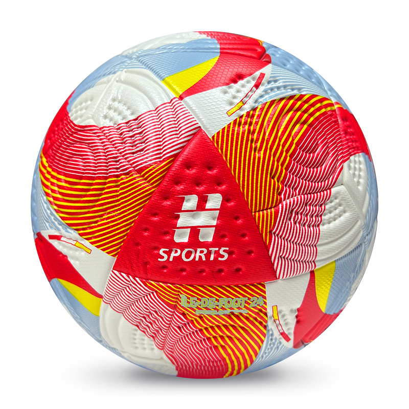 2025 High Quality Customized PU Foam Leather Football Ball Size 5 Popular Design for Sports Matches Training,Blue Arc Sports