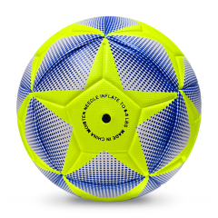 High Quality Size 5 Soccer Ball Machine-Sewn PVC with Print Logo for Sports Training Leisure Competitive Matches,Arc Bleu Sports