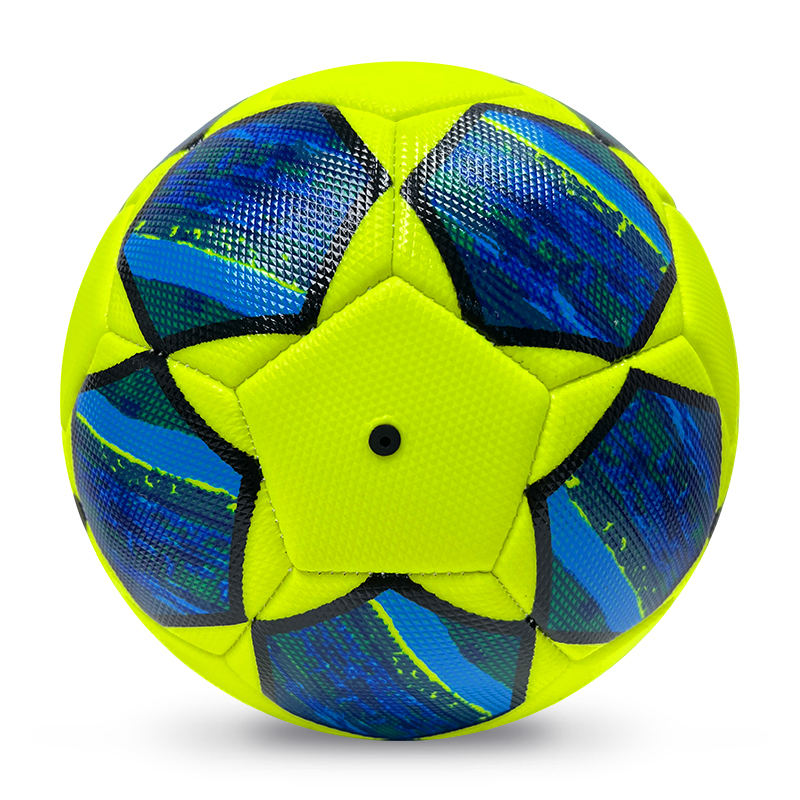High Quality Size 5 Soccer Ball Machine-Sewn PVC with Print Logo for Sports Training Leisure Competitive Matches,بلو آرك سبورتس