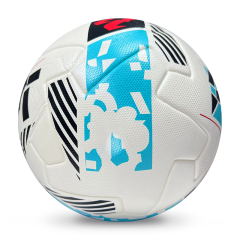 2025 High Quality Customized PU Foam Leather Football Ball Size 5 Popular Design for Sports Matches Training,Blue Arc Sports