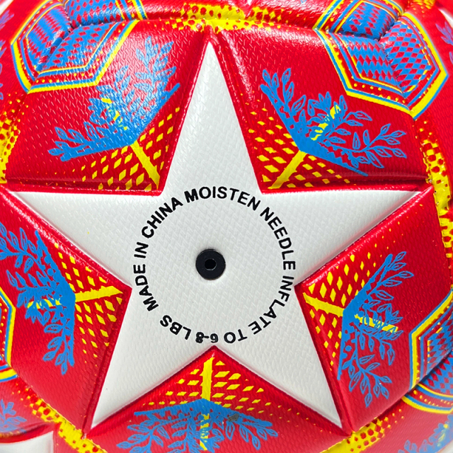 High Quality Size 5 Soccer Ball Machine-Sewn PVC with Print Logo for Sports Training Leisure Competitive Matches,Спортивные мероприятия Blue Arc