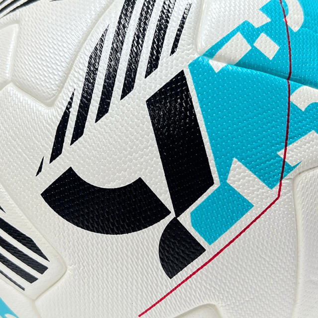 2025 High Quality Customized PU Foam Leather Football Ball Size 5 Popular Design for Sports Matches Training,Blue Arc Sports