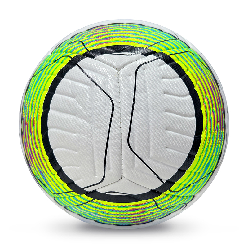High Quality Size 5 Soccer Ball Machine-Sewn PVC with Print Logo for Sports Training Leisure Competitive Matches,Arc Bleu Sports