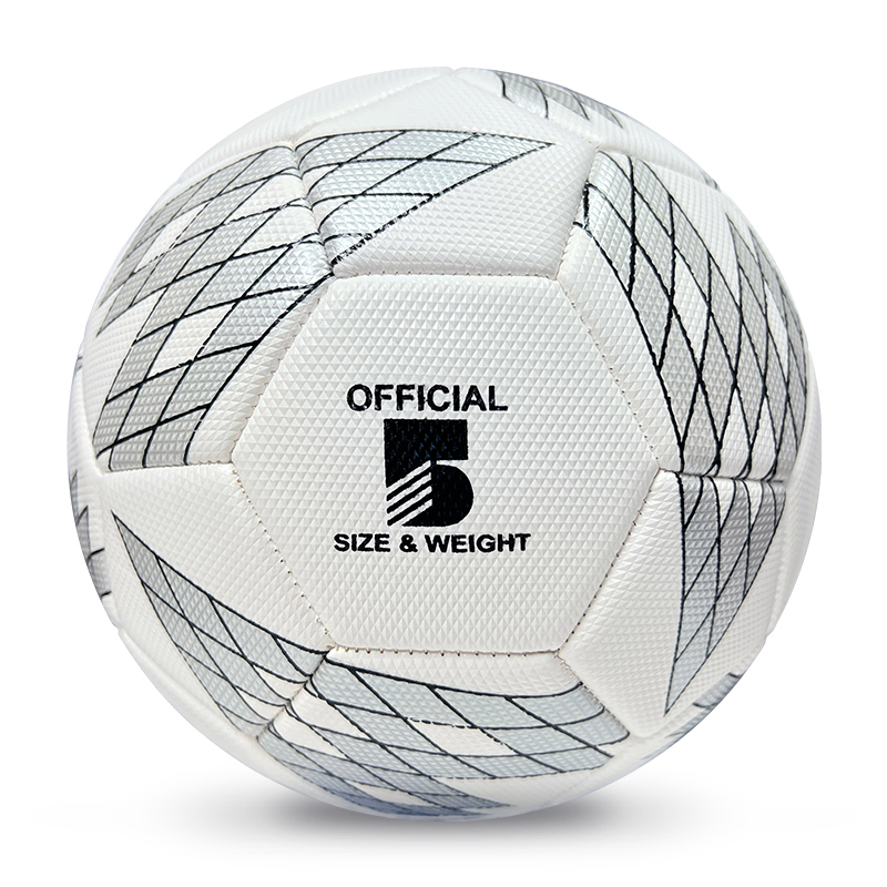 High Quality Size 5 Soccer Ball Machine-Sewn PVC with Print Logo for Sports Training Leisure Competitive Matches,ブルーアークスポーツ