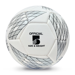 High Quality Size 5 Soccer Ball Machine-Sewn PVC with Print Logo for Sports Training Leisure Competitive Matches,ブルーアークスポーツ