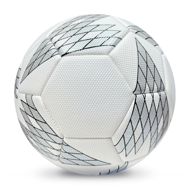 High Quality Size 5 Soccer Ball Machine-Sewn PVC with Print Logo for Sports Training Leisure Competitive Matches,ブルーアークスポーツ