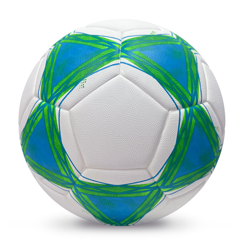 2025 High Quality Customized PU Foam Leather Football Ball Size 5 Popular Design for Sports Matches Training,Arc Bleu Sports