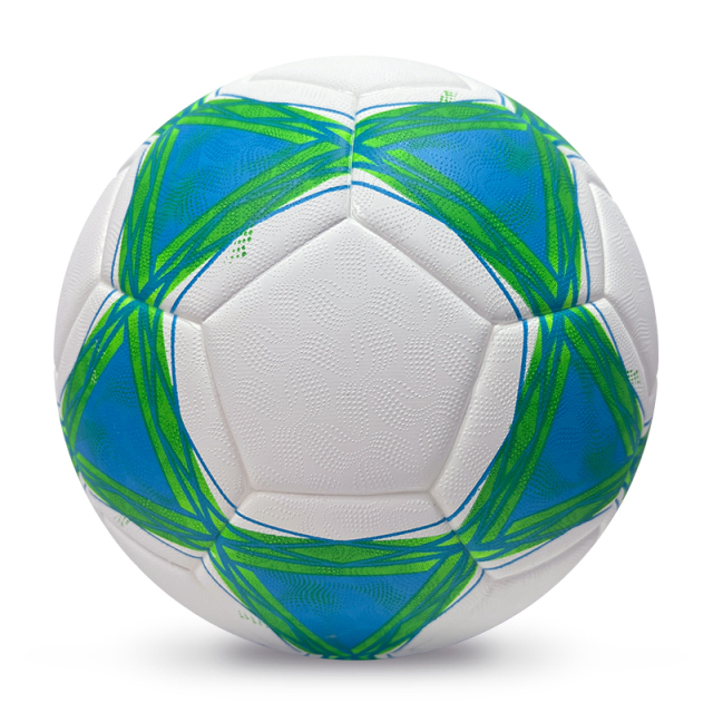 2025 High Quality Customized PU Foam Leather Football Ball Size 5 Popular Design for Sports Matches Training,Arc Bleu Sports