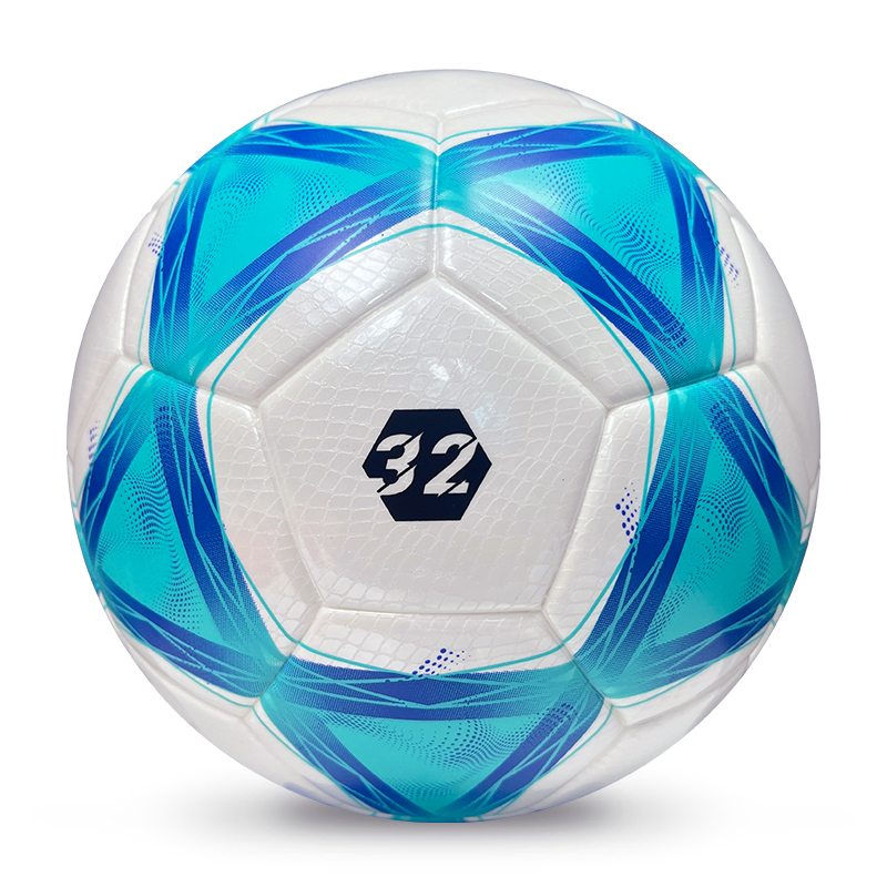 2025 High Quality Football New Fashion Customize Logo Soccer Ball For Game,Blue Arc Sports