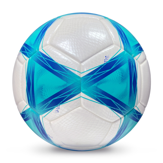 2025 High Quality Football New Fashion Customize Logo Soccer Ball For Game,Blue Arc Sports