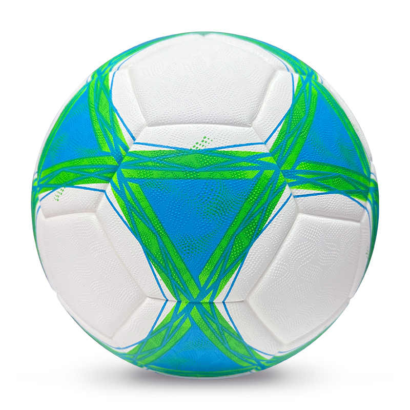 2025 High Quality Customized PU Foam Leather Football Ball Size 5 Popular Design for Sports Matches Training,Arc Bleu Sports