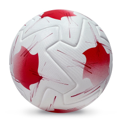 2025 High Quality Customized PU Foam Leather Football Ball Size 5 Popular Design for Sports Matches Training,Blue Arc Sport