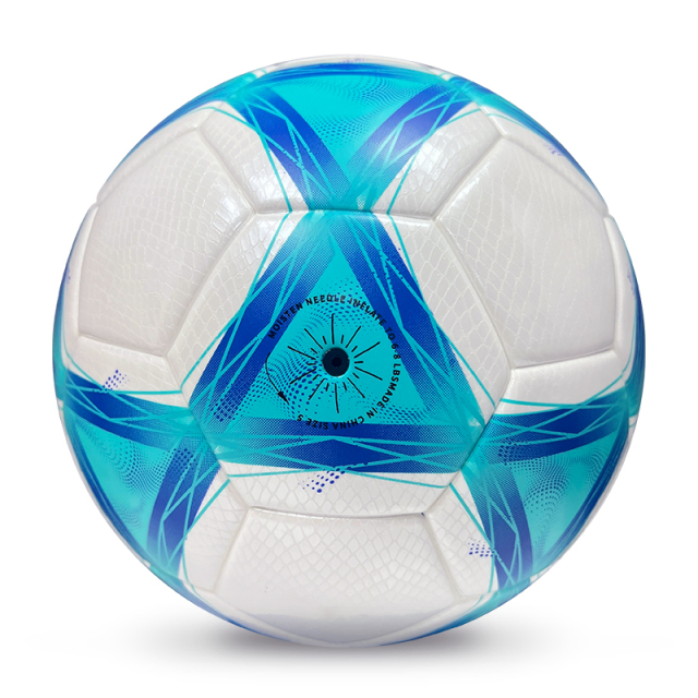 2025 High Quality Football New Fashion Customize Logo Soccer Ball For Game,Blue Arc Sports