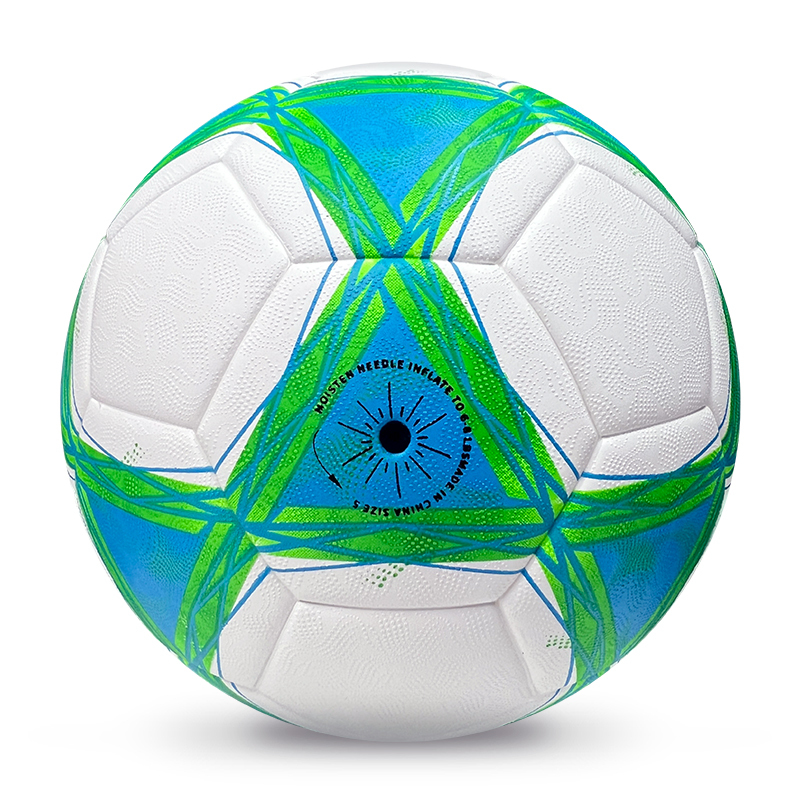 2025 High Quality Customized PU Foam Leather Football Ball Size 5 Popular Design for Sports Matches Training,Arc Bleu Sports