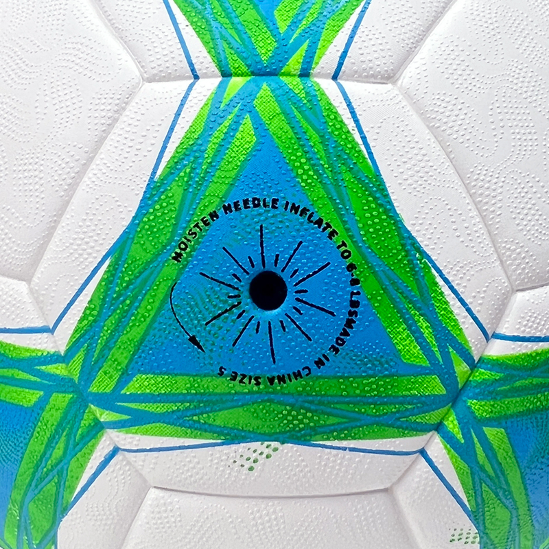 2025 High Quality Customized PU Foam Leather Football Ball Size 5 Popular Design for Sports Matches Training,Arc Bleu Sports