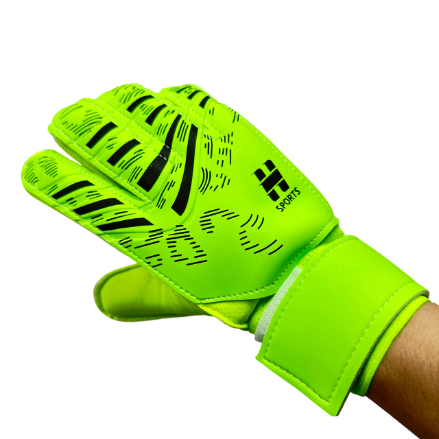 Best Quality Customizable Gaelic Football Gloves New PU Leather Latex Goalkeeper Protection Outdoor Sports Training Guanti,Blue Arc Sports