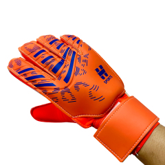 Best Quality Customizable Gaelic Football Gloves New PU Leather Latex Goalkeeper Protection Outdoor Sports Training Guanti,Blue Arc Sports