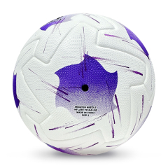 2025 High Quality Customized PU Foam Leather Football Ball Size 5 Popular Design for Sports Matches Training,Blue Arc Sport