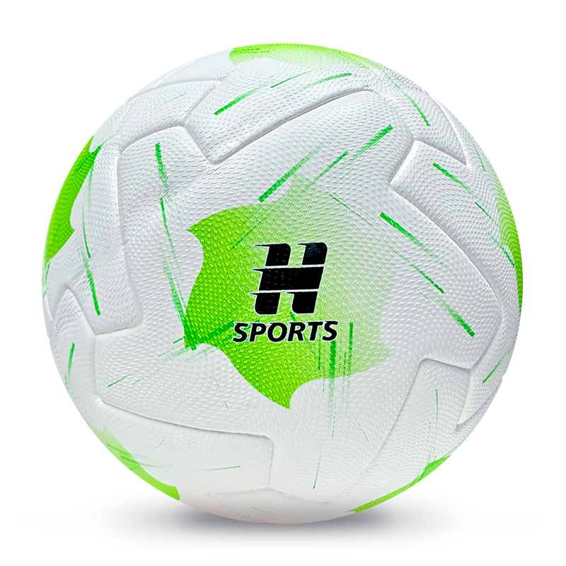 2025 High Quality Customized PU Foam Leather Football Ball Size 5 Popular Design for Sports Matches Training,Blue Arc Sport