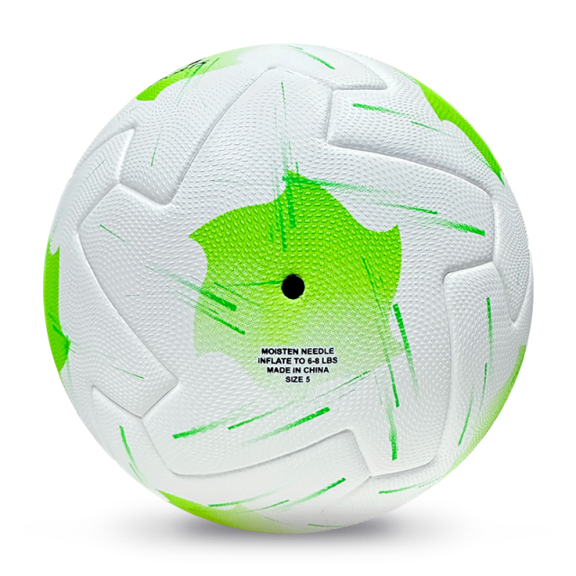 2025 High Quality Customized PU Foam Leather Football Ball Size 5 Popular Design for Sports Matches Training,Blue Arc Sport