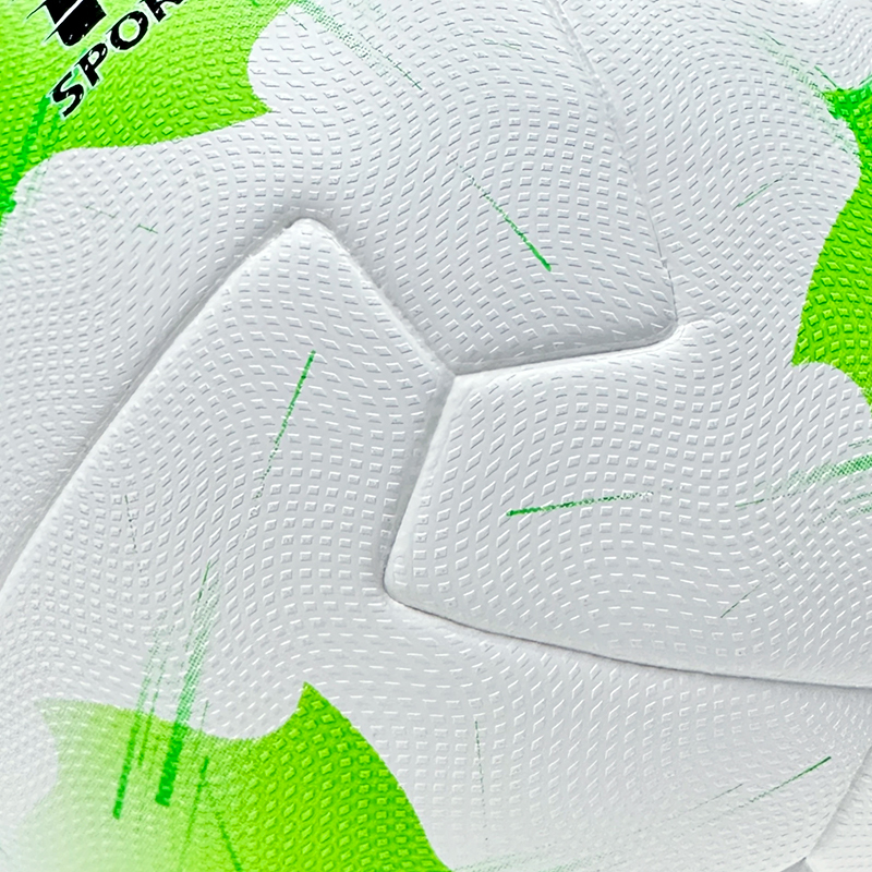 2025 High Quality Customized PU Foam Leather Football Ball Size 5 Popular Design for Sports Matches Training,Blue Arc Sport