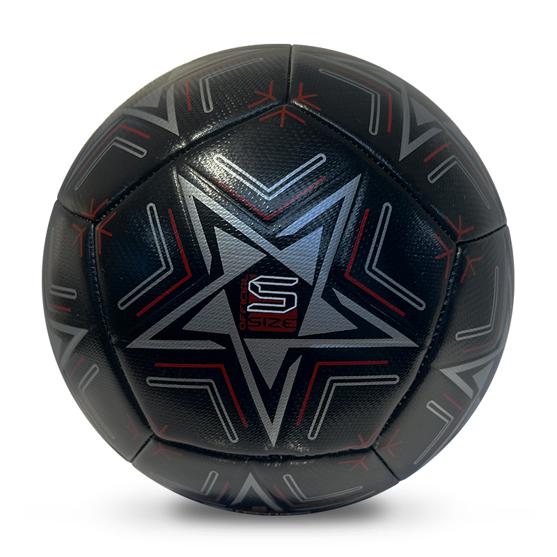 High Quality Size 5 Soccer Ball Machine-Sewn PVC with Print Logo for Sports Training Leisure Competitive Matches,Arc Bleu Sports