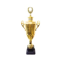H Sports Custom Metal Soccer Trophy Award Cup with Gold Football Medal for Championship-Multi-Size Options,ブルーアークスポーツ