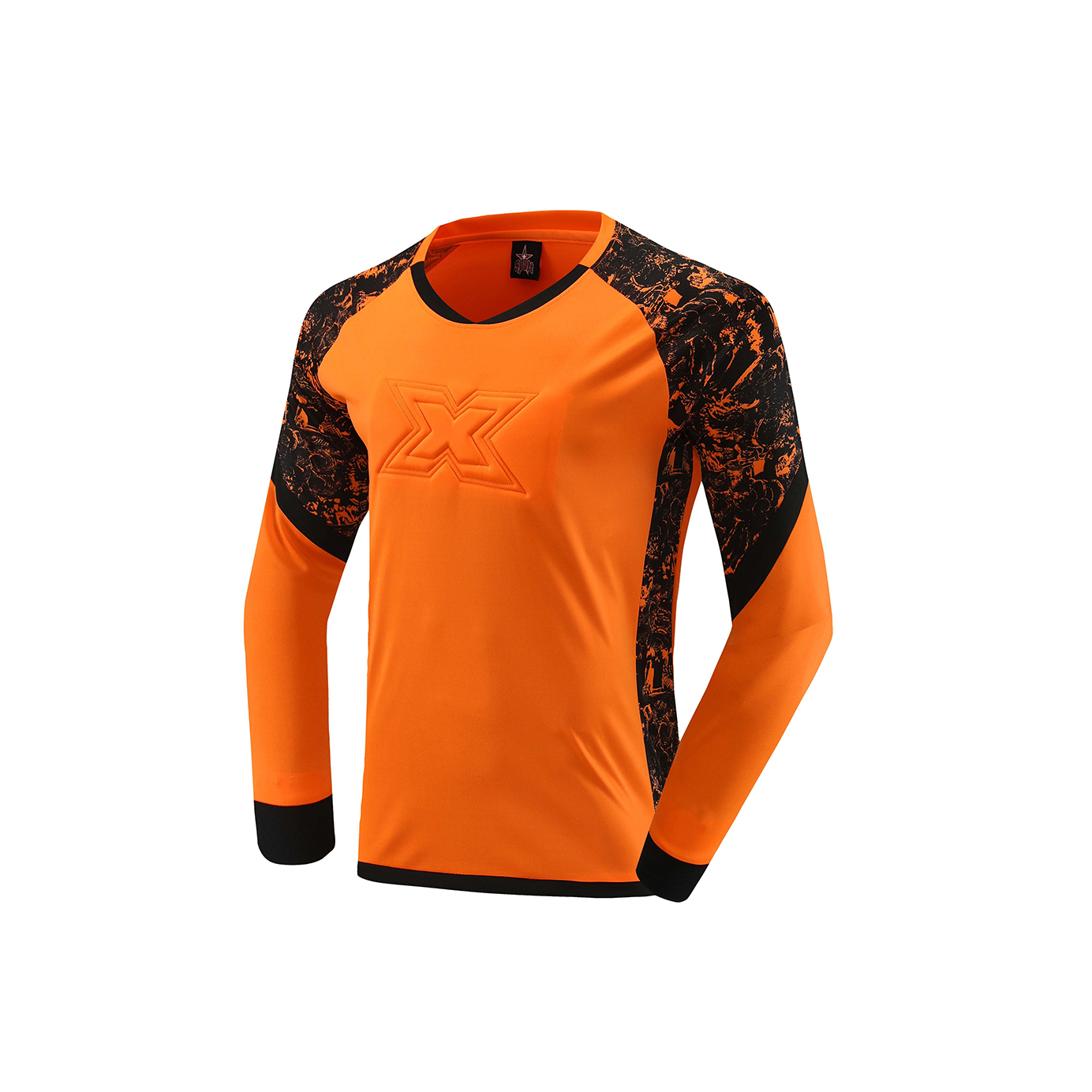 Custom Soccer Goalie Training Protector-Long Sleeve Football Goalkeeper Tops New Features Jersey Kits,Blue Arc Sports
