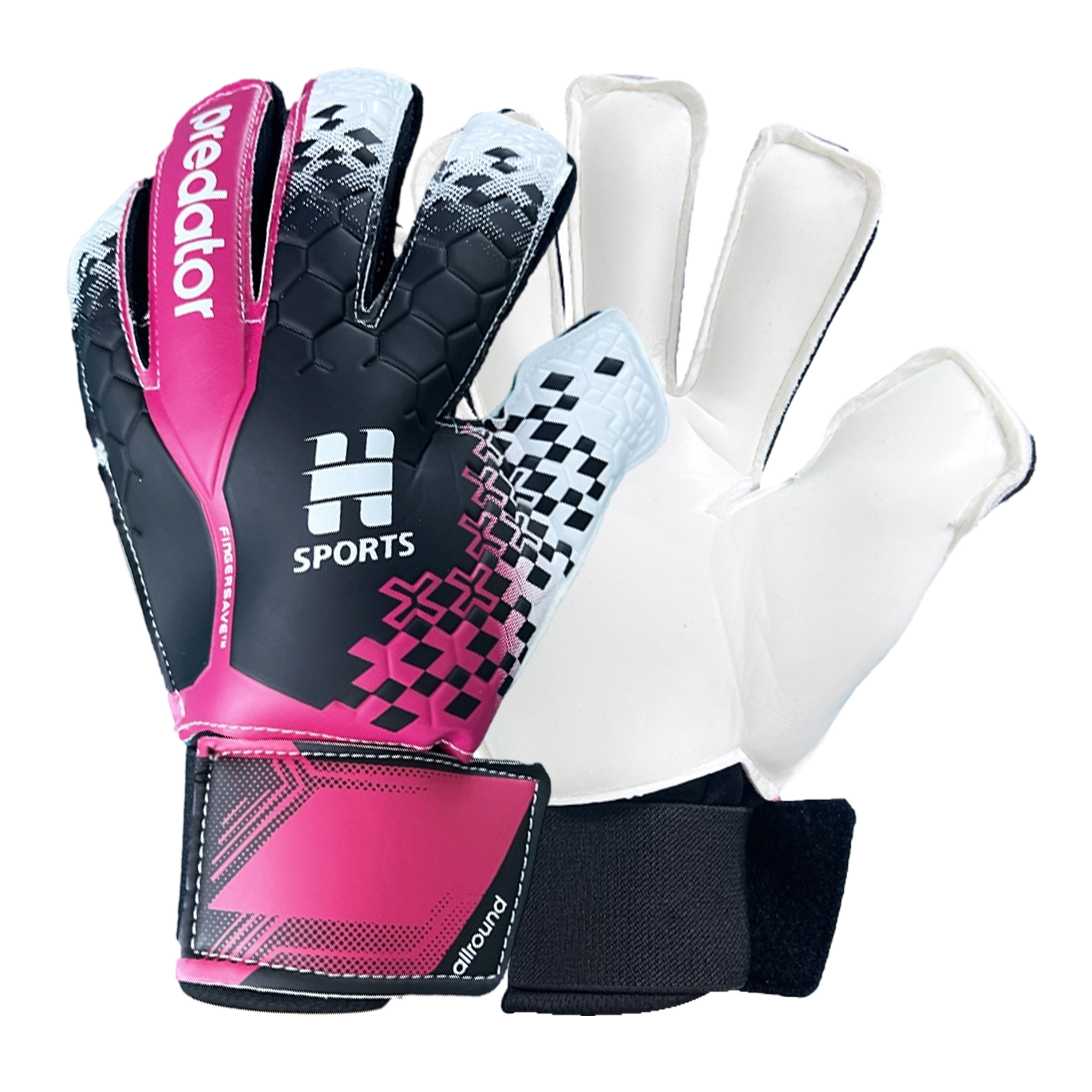 Best Quality Customizable Gaelic Football Gloves New PU Leather Latex Goalkeeper Protection Outdoor Sports Training Guanti,Blue Arc Sports