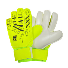 Best Quality Customizable Gaelic Football Gloves New PU Leather Latex Goalkeeper Protection Outdoor Sports Training Guanti,Blue Arc Sports