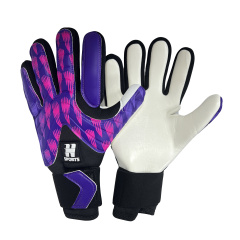 Best Quality Customizable Gaelic Football Gloves New PU Leather Latex Goalkeeper Protection Outdoor Sports Training Guanti,Blue Arc Sports