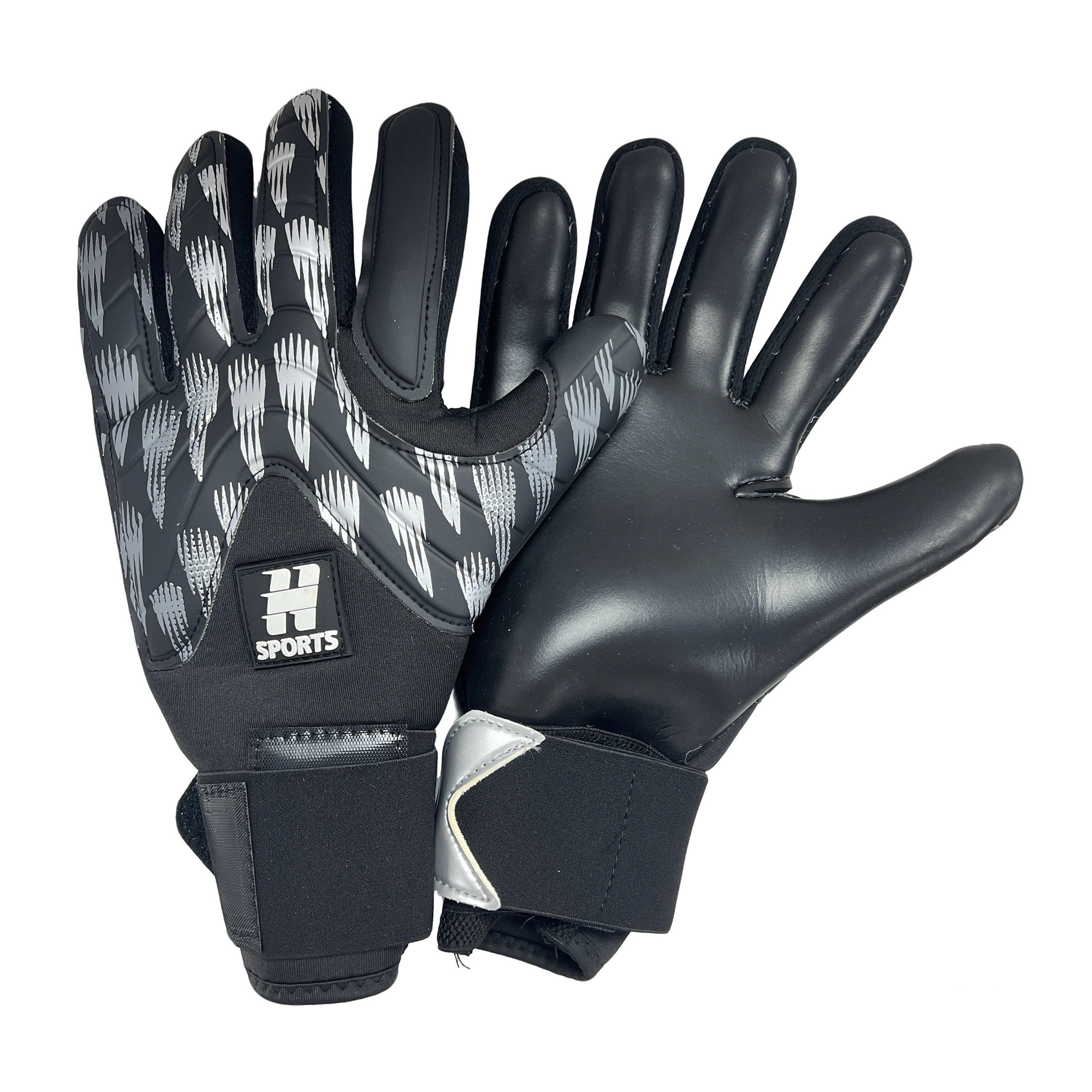 Best Quality Customizable Gaelic Football Gloves New PU Leather Latex Goalkeeper Protection Outdoor Sports Training Guanti,Blue Arc Sports