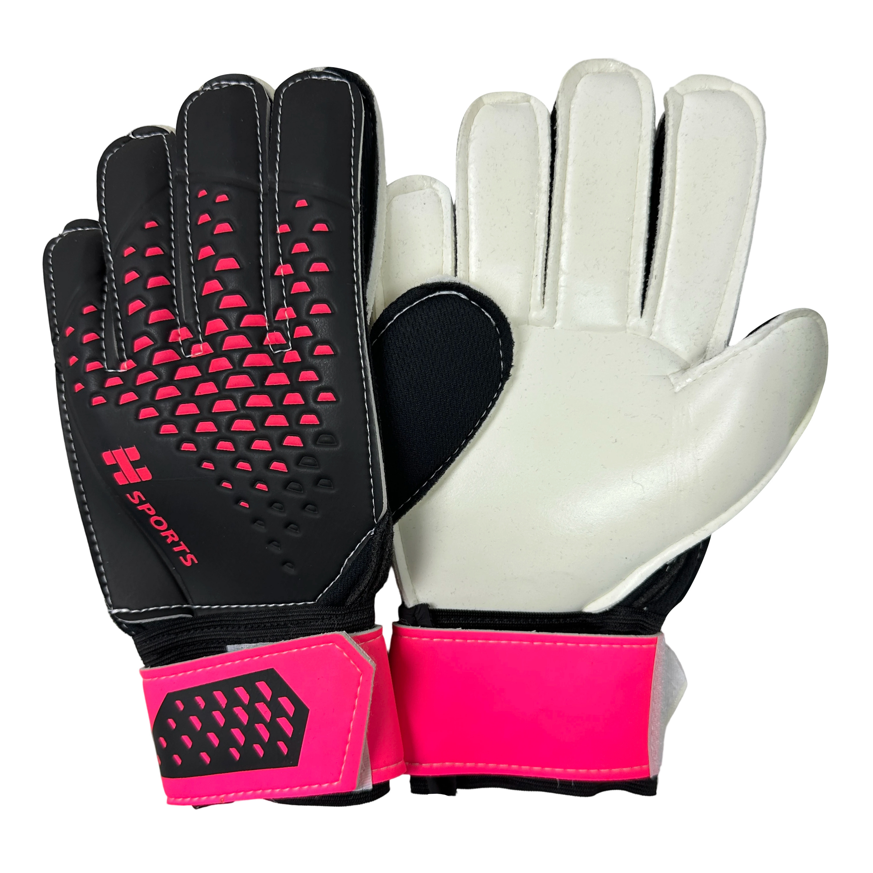 Best Quality Customizable Gaelic Football Gloves New PU Leather Latex Goalkeeper Protection Outdoor Sports Training Guanti,Blue Arc Sports
