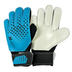 Best Quality Customizable Gaelic Football Gloves New PU Leather Latex Goalkeeper Protection Outdoor Sports Training Guanti,Blue Arc Sports