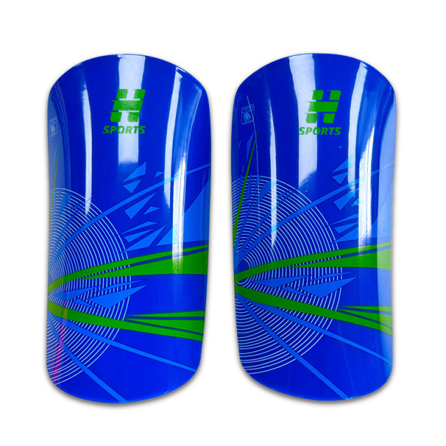 Customizable Adult Football Leg Guards Knee Pads Plastic Sports Inserts Student Outdoor Competition Training Made Durable EVA,Blue Arc Sport