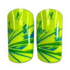 Customizable Adult Football Leg Guards Knee Pads Plastic Sports Inserts Student Outdoor Competition Training Made Durable EVA,Blue Arc Sport