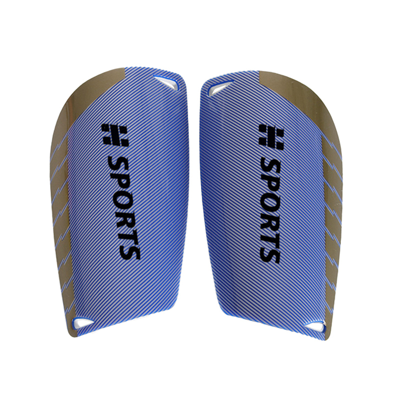 Customizable Adult Football Leg Guards Knee Pads Plastic Sports Inserts Student Outdoor Competition Training Made Durable EVA,Blue Arc Sport