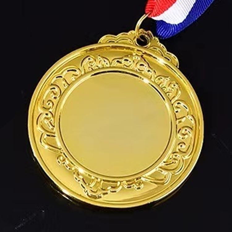 Custom Gold Silver Medal With Label Sticker Personalized Logo Printing For Sports Events,蓝弧体育