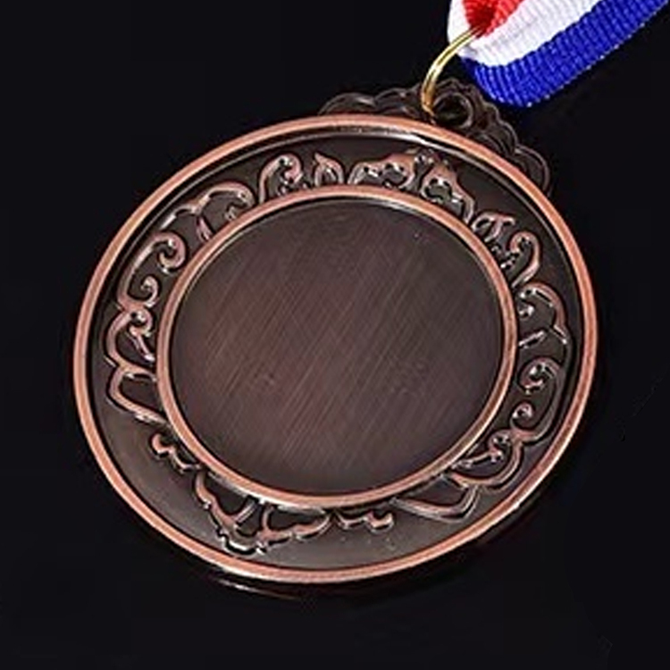 Custom Gold Silver Medal With Label Sticker Personalized Logo Printing For Sports Events,蓝弧体育