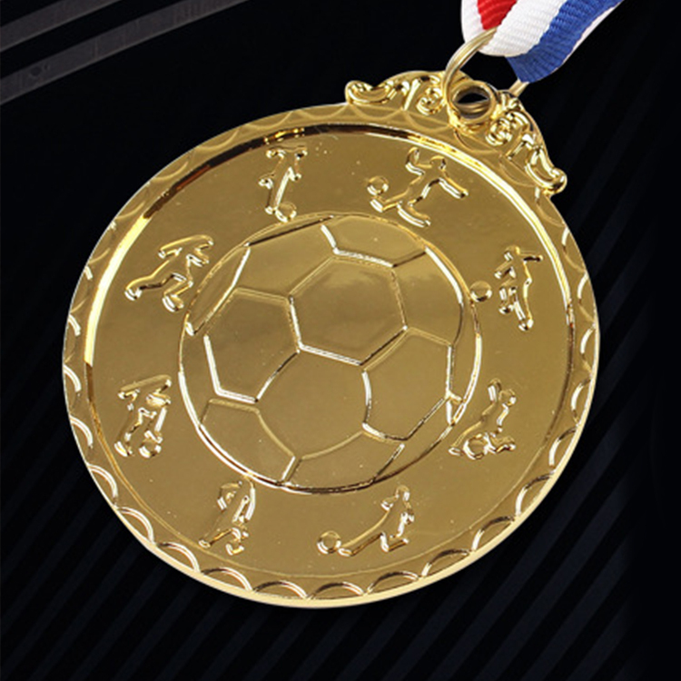 2025 H Sports Model 1 Custom Metal Soccer Medal Cup with Gold Medals for Championship,ブルーアークスポーツ