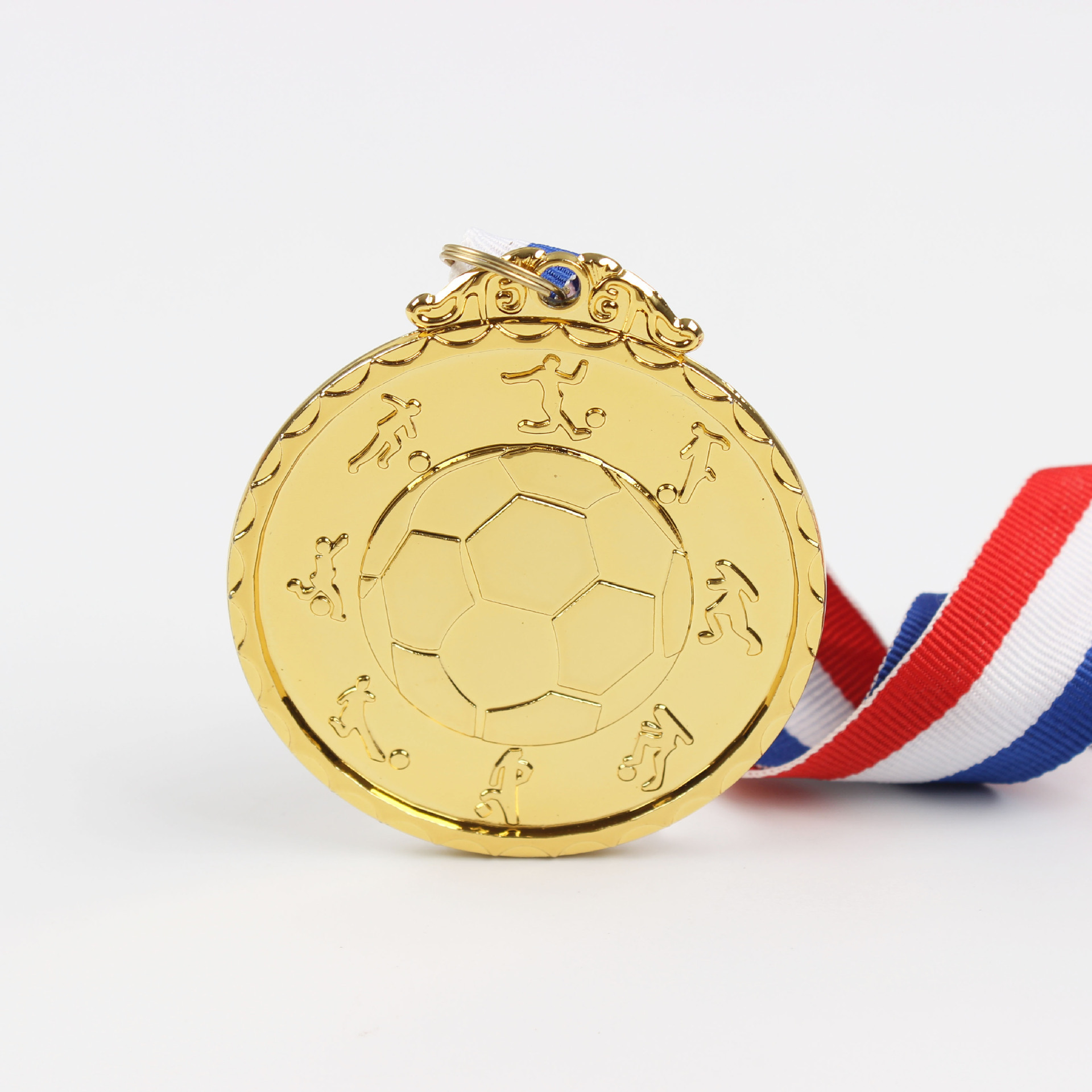 2025 H Sports Model 1 Custom Metal Soccer Medal Cup with Gold Medals for Championship,ブルーアークスポーツ