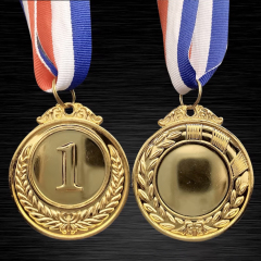 2025 H Sports Custom Metal Basketball Medal Cup Gold Model 1 for Championship,Blue Arc Sports
