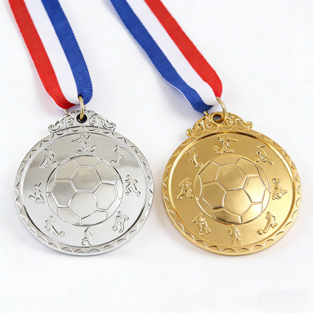 2025 H Sports Model 1 Custom Metal Soccer Medal Cup with Gold Medals for Championship,ブルーアークスポーツ