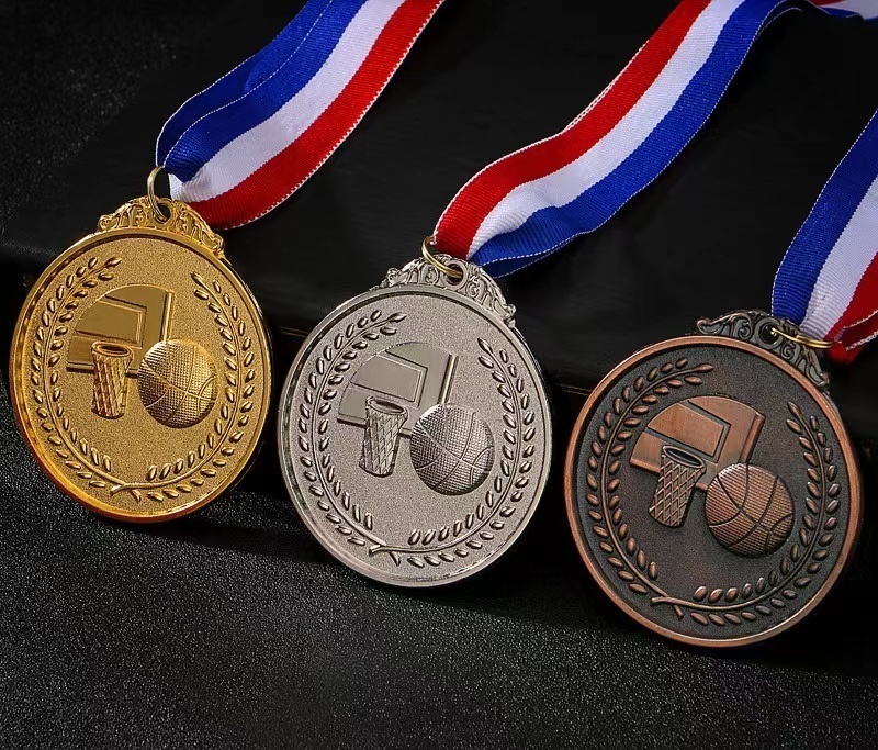 2025 H Sports Custom Metal Basketball Medal Cup Gold Model 1 for Championship,ブルーアークスポーツ