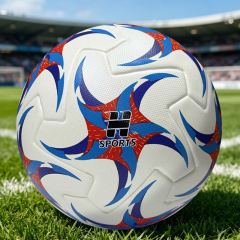 2026 New Thermal Bonded Soccer Ball PU Leather Professional Match Ball Size 5 Seamless Technology Durable Training Football Outdoor Game Custom Logo OEM,Спортивные мероприятия Blue Arc