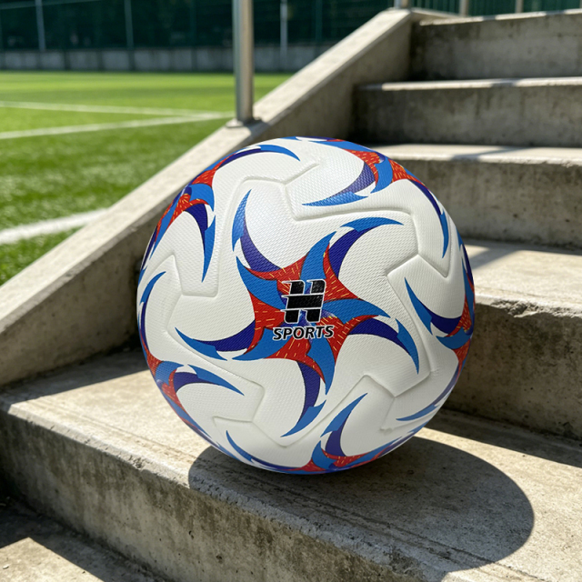 2026 New Thermal Bonded Soccer Ball PU Leather Professional Match Ball Size 5 Seamless Technology Durable Training Football Outdoor Game Custom Logo OEM,Спортивные мероприятия Blue Arc